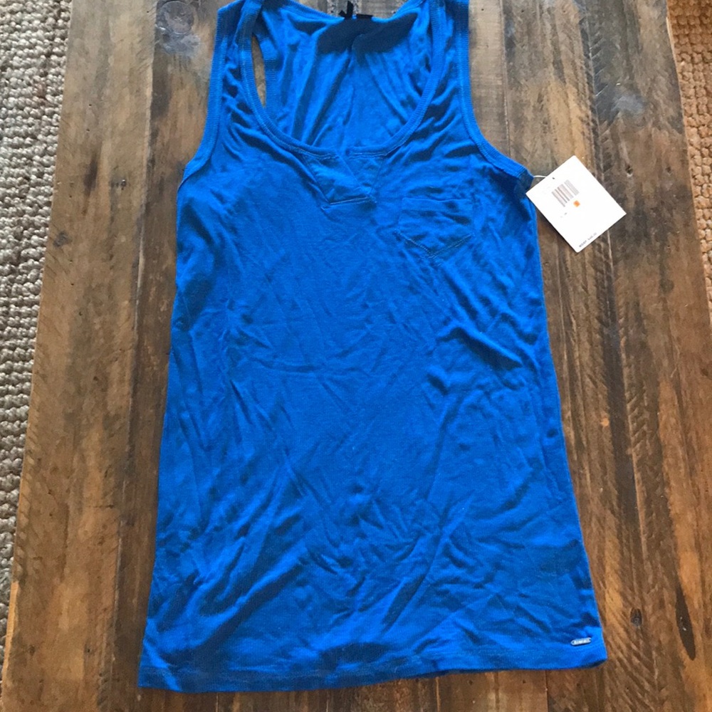 Blue tank top